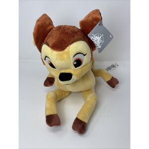 Disney Bambi Plush Exclusive with Butterfly & Pink Ears Tail 14" NWT